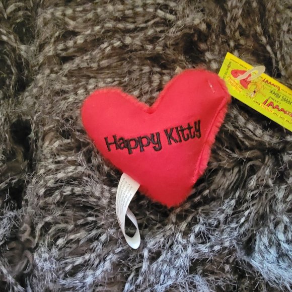 Yeowww Ducky catnip single heart toy...Fresh!! - Picture 2 of 2
